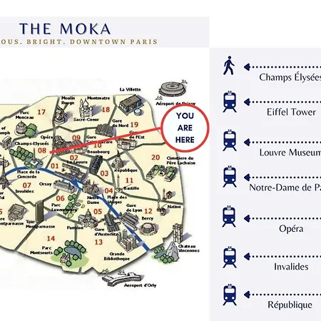 Le Moka - Duplex&bright- Near Champs-elysées Appartamento *